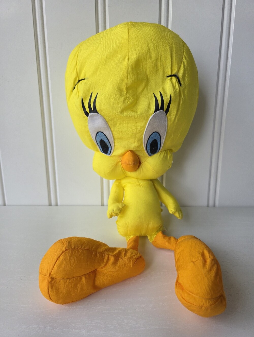 2001 Looney Tunes Nanco Tweety Bird Nylon Plush Stuffed Animal 18"